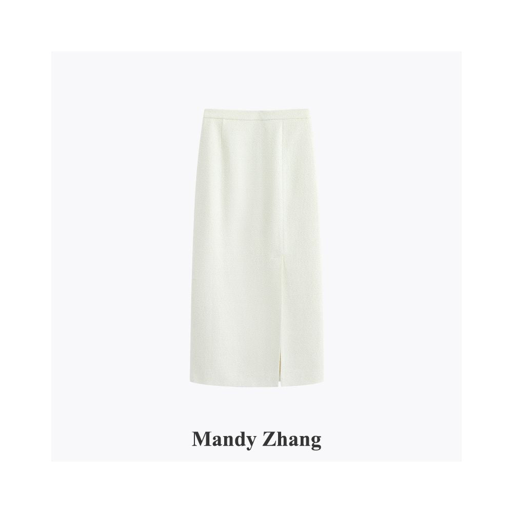 ASAYA4756 โ Mandy Zhang Bow-Tweed Elegance Set ๐โจ