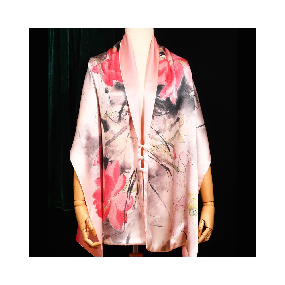 Silk Scarf Silk Scarf Women s Versatile Spring and Autumn Mulberry Silk Dress Suzhou Silk Mom Wedding Cheongsam Shawl image 19
