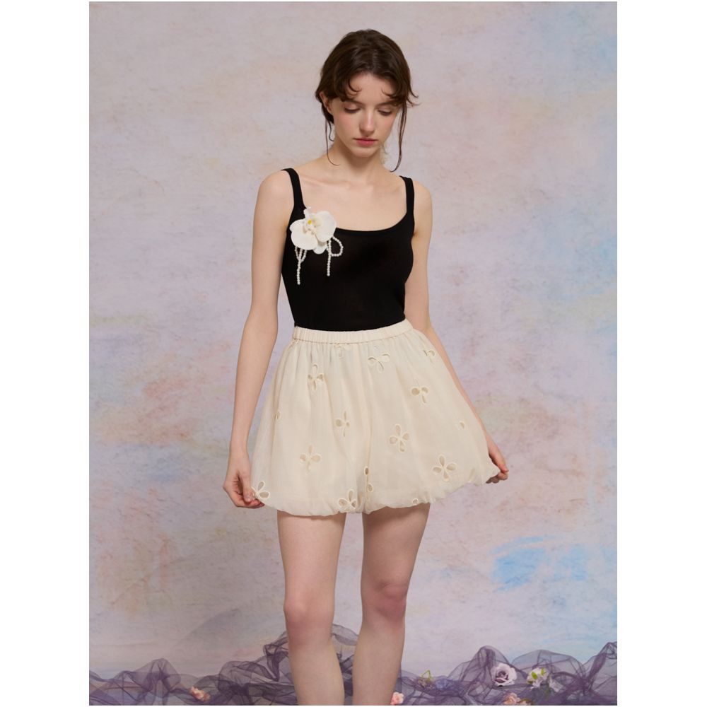 Tail Kite Record 2025 Original Design Hollow Flower Shirt for Women Loose and Slim Long Sleeve Vacation Style Top Sunscreen image 38