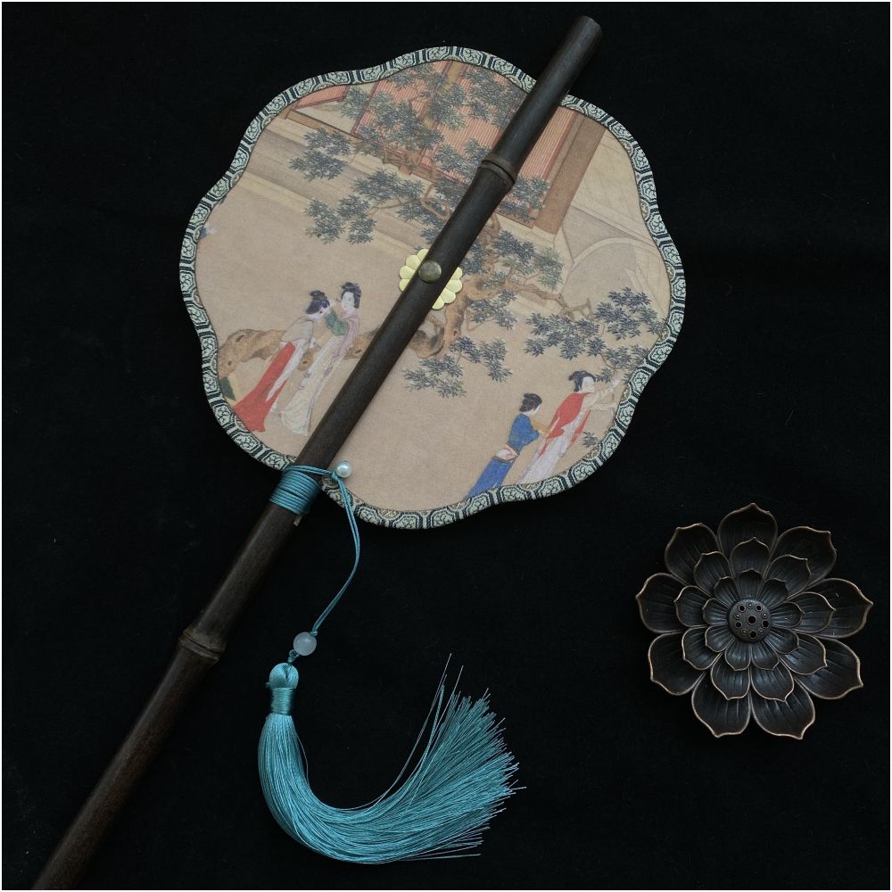 ASAYA4898 – Exquisite Vintage Round Fans 🌸🎐