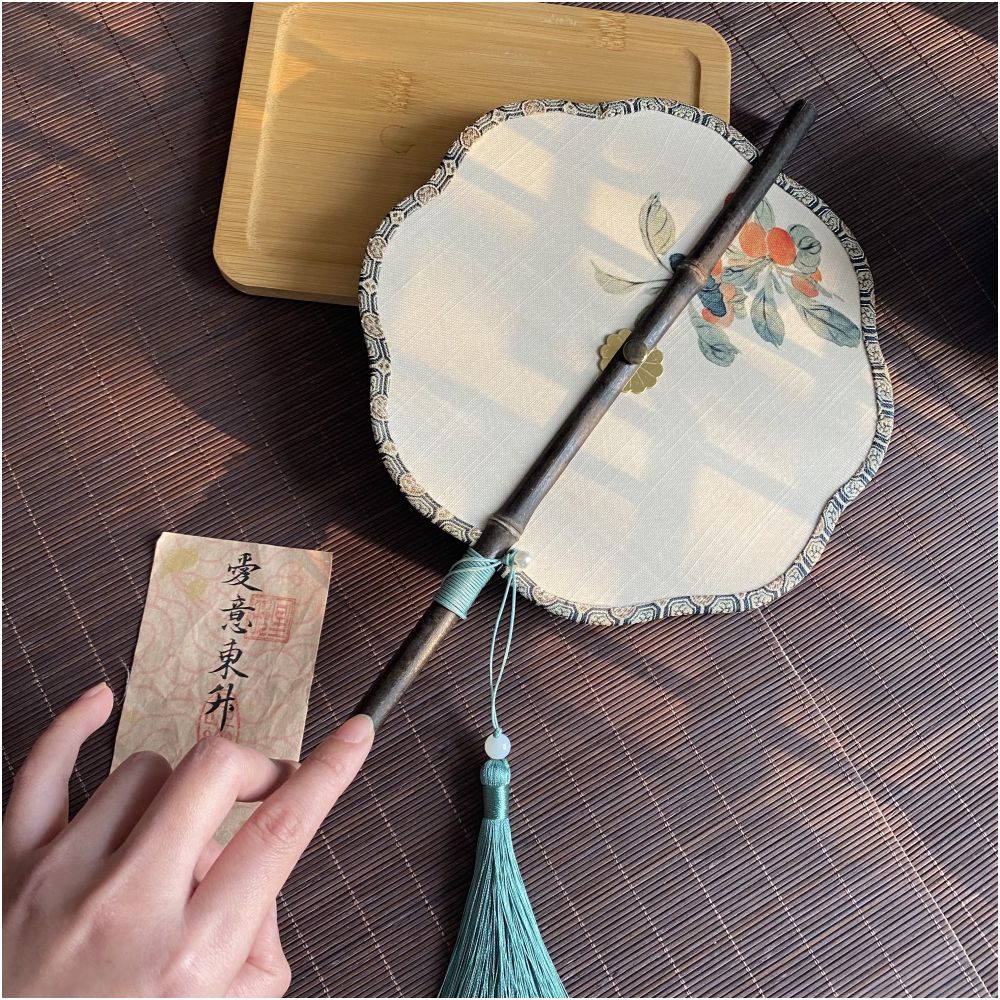 ASAYA4898 – Exquisite Vintage Round Fans 🌸🎐
