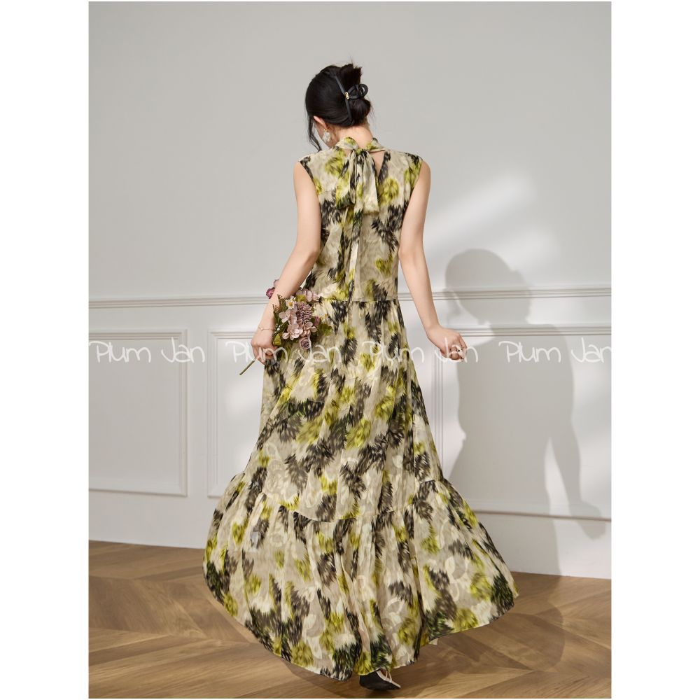 Plum Jan Sleeveless Dress 2025 New This Year s Popular Style Stand Collar Pure Waist Skirt image 4