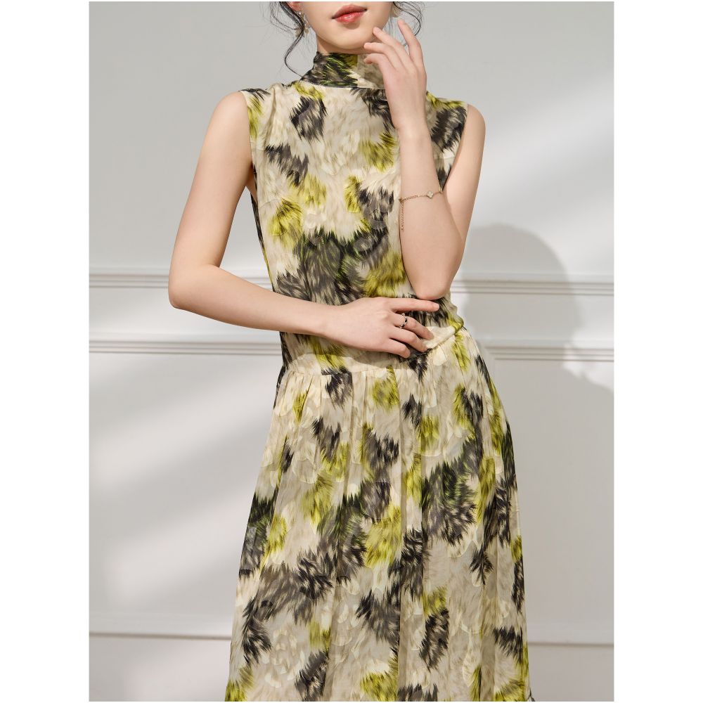 Plum Jan Sleeveless Dress 2025 New This Year s Popular Style Stand Collar Pure Waist Skirt image 5