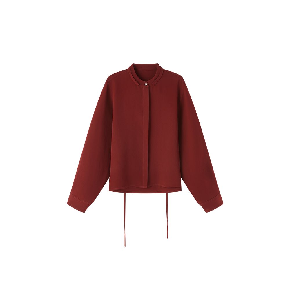 ASAYA5034 – Pusu Naia Mandarin Blouse 🍷🤍