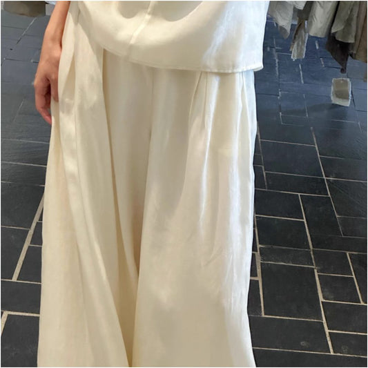 ASAYA5041 – Ivory Drift Silk Set 🌾🤍