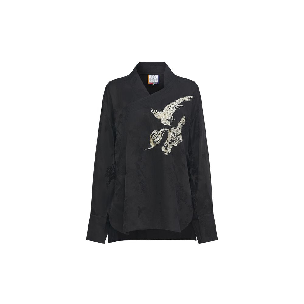 Mi Fan 2025 Spring Collection New Spring Song Sequence Series New Chinese Retro Shirt Chinese Style Rice White Slant Front Shirt Women s image 6