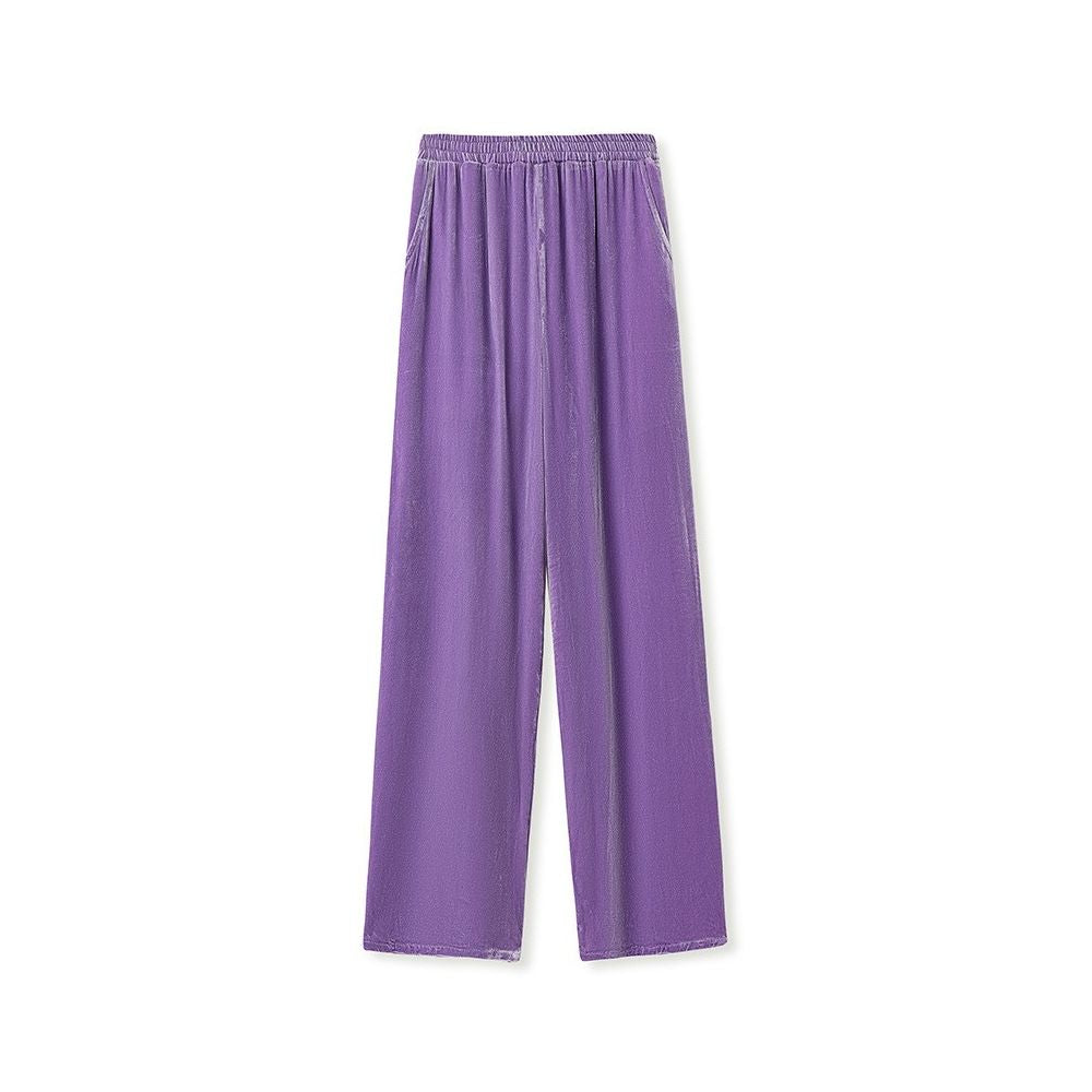 ASAYA5078 â Violet Blossom Velvet Set ððļ