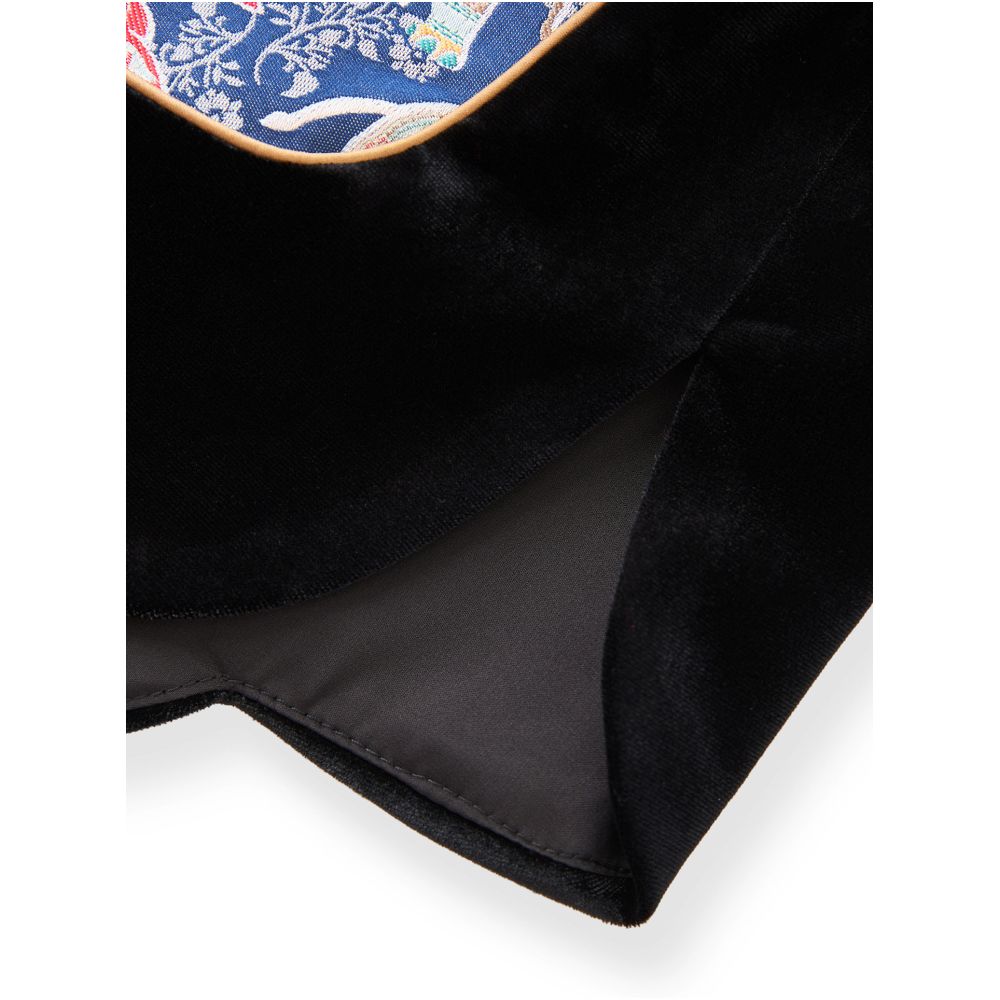 HSSNFZ New Chinese Velvet Splicing Vest Baoxiang Jacquard High Quality Chinese Style Coat Short Top New Women s Style image 4