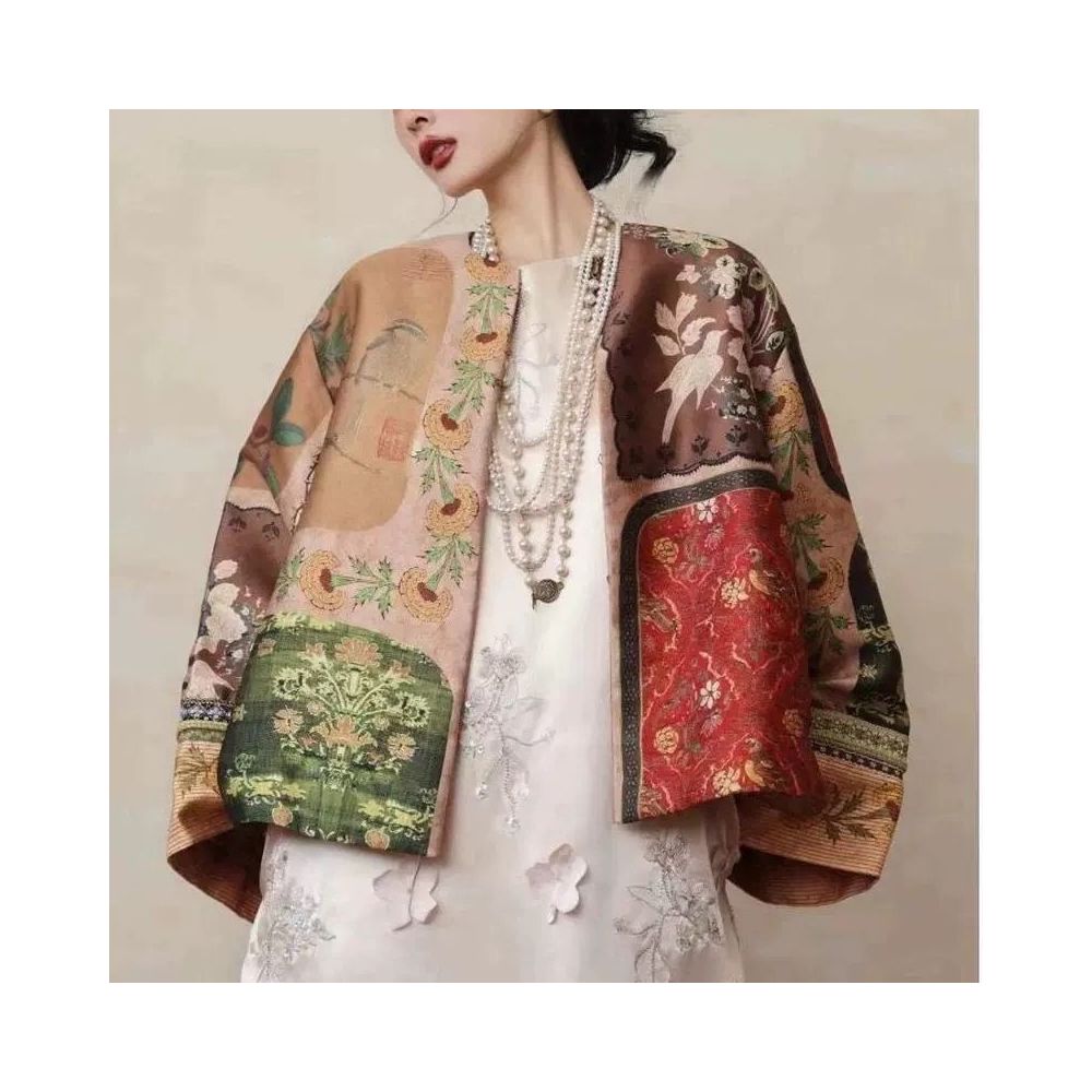The counter has withdrawn the last order and picked up the missing autumn new high end design The fashionable Chinese style new Chinese style jacket for women image 1
