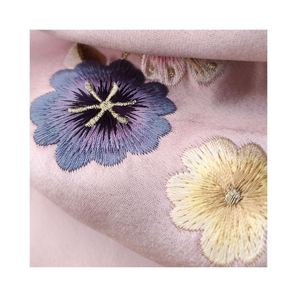 Pink reversible Chinese style Tang suit top autumn retro new Chinese embroidered loose acetate satin casual jacket for women image 3