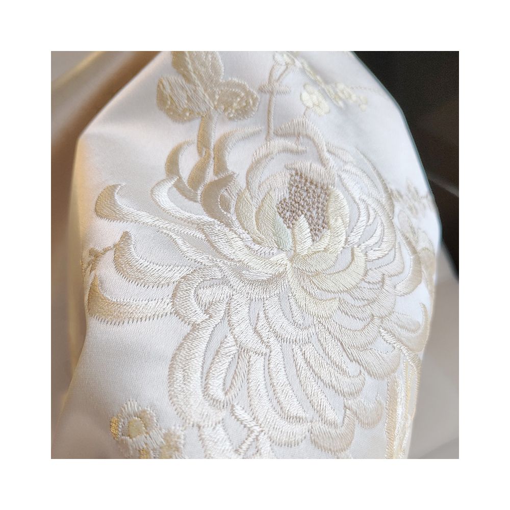 Advanced sense New Chinese style national style acetic acid double sided coat Women s autumn dress New China Chic retro button Tang suit top image 4