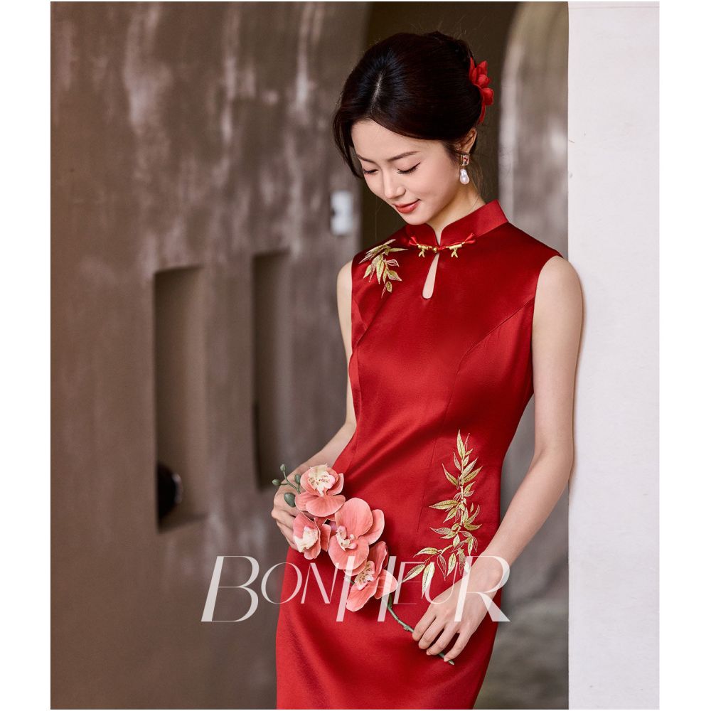 Bonheur Original Red Cheongsam image 1