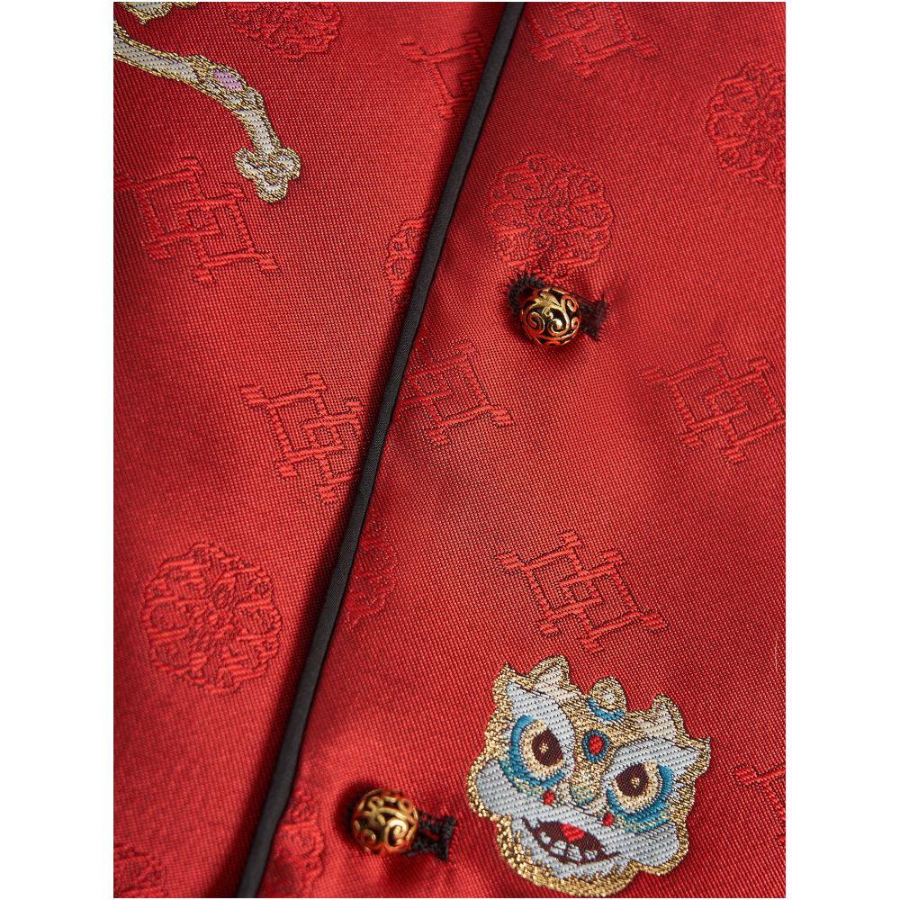 New Chinese style Chinese style Western style age reduction double sided wearing vest 2026 Year of the Horse zodiac year New Year battle robe standing collar and camisole for women image 4