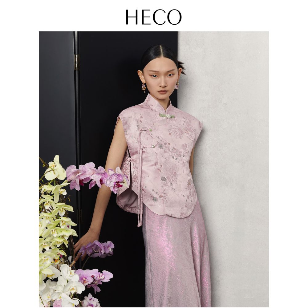 ASAYA6016 – Heritage Bloom Brocade Vest 🌸✨