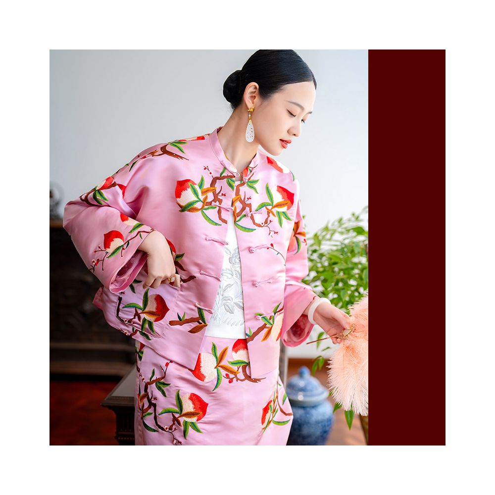 ASAYA6043 – Royal Blossom Silk Top 🌸👑