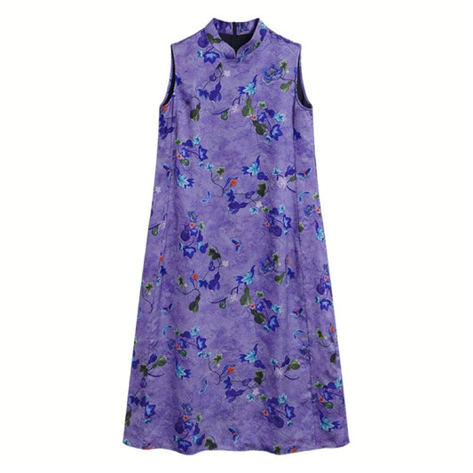 ASAYA6052 – Violet Bloom Heritage Dress 💜🌿