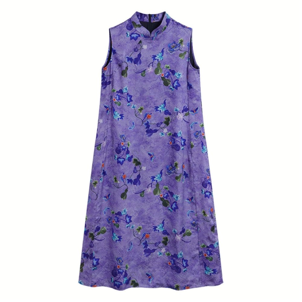 ASAYA6052 – Violet Bloom Heritage Dress 💜🌿