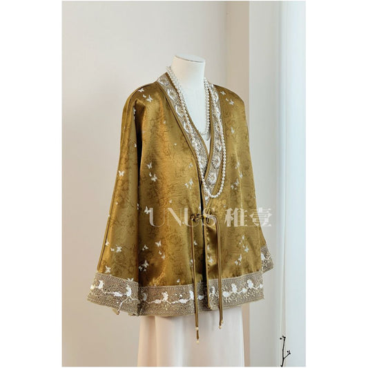 ASAYA6076 – Imperial Butterfly Brocade Jacket 🦋✨