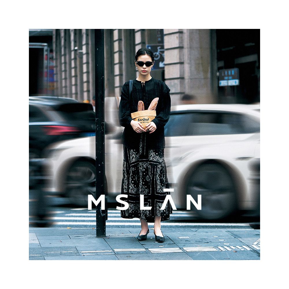 MSLAN Mall Same Style 2025 Summer New Loose Front Strap Loose Feel Shirt MGBN215 image 0
