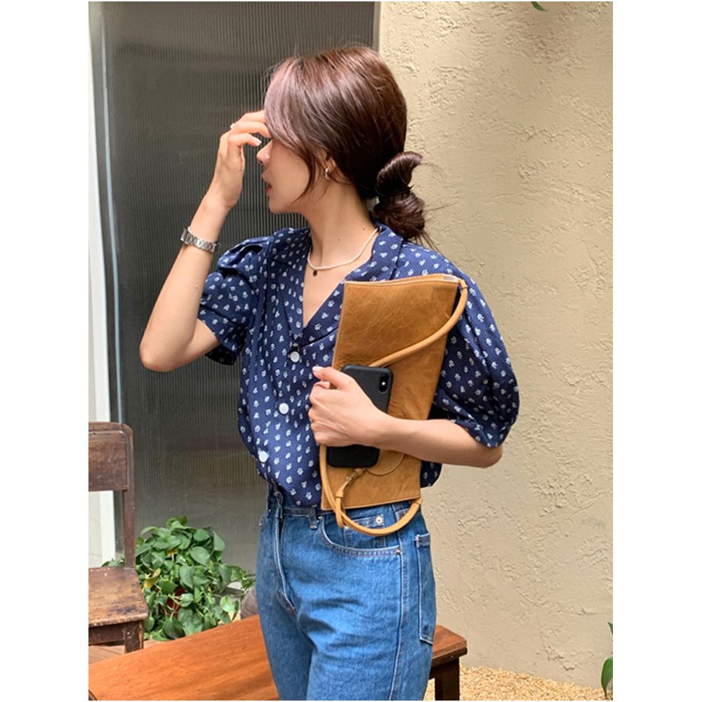 French polka dot shirt women s summer 2026 new chic casual loose fashion versatile niche short sleeved shirt trend image 3