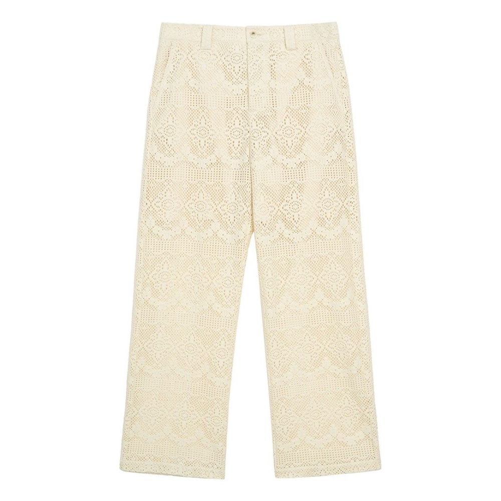 ASAYA6284 – Coastal Lace Wide-Leg Pants 🤍🌿