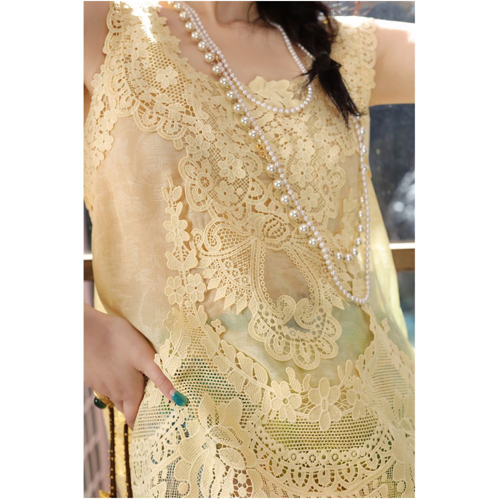 ASAYA6302 – Vintage Lace Whisper Top 🌼🤍