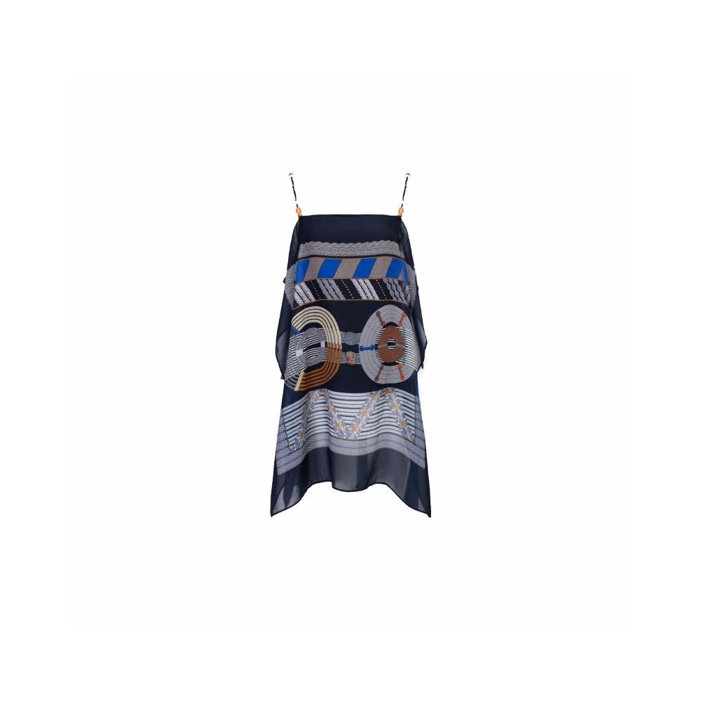 ASAYA6305 – Silk Scarf Mini Dress & Tote Set 🖤✨