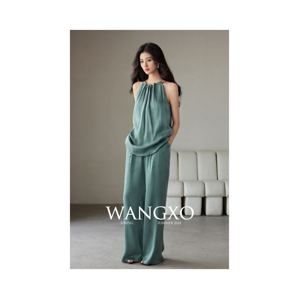 WANGXO Style Anti Wrinkle Copper Ammonia Wire u0026Tencel Skin Feeling Cool and Comfortable Handmade Bead Relaxation Set image 2