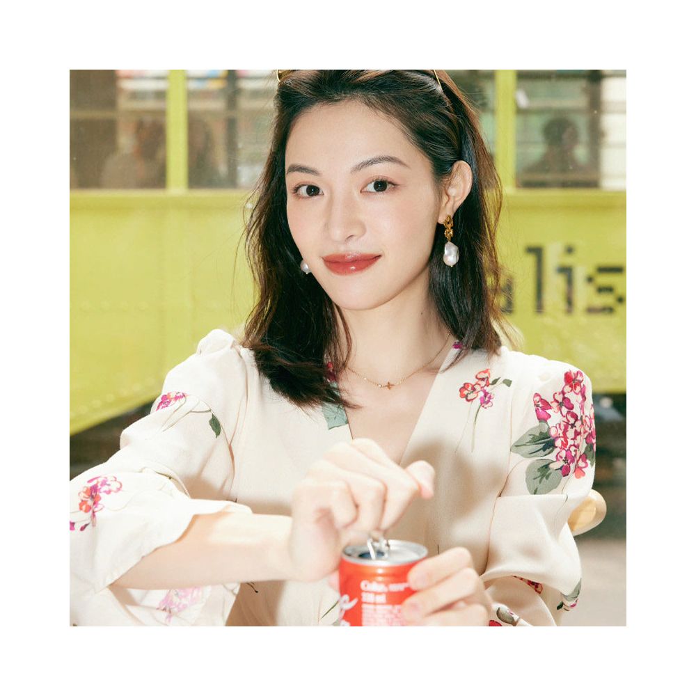 French Rixo Rane Zhong Chuxi s French floral dress women s long sleeved V neck waist cinching slimming mid length skirt image 2