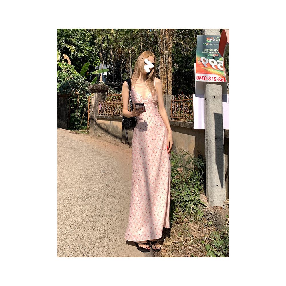 ASAYA6391 – Blossom Whisper Maxi Dress 🌸🤍