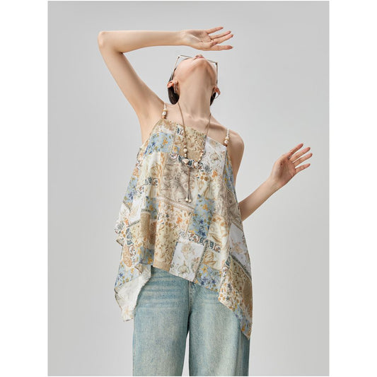 ASAYA6416 – Vintage Patch Muse Cami 🌿🧵