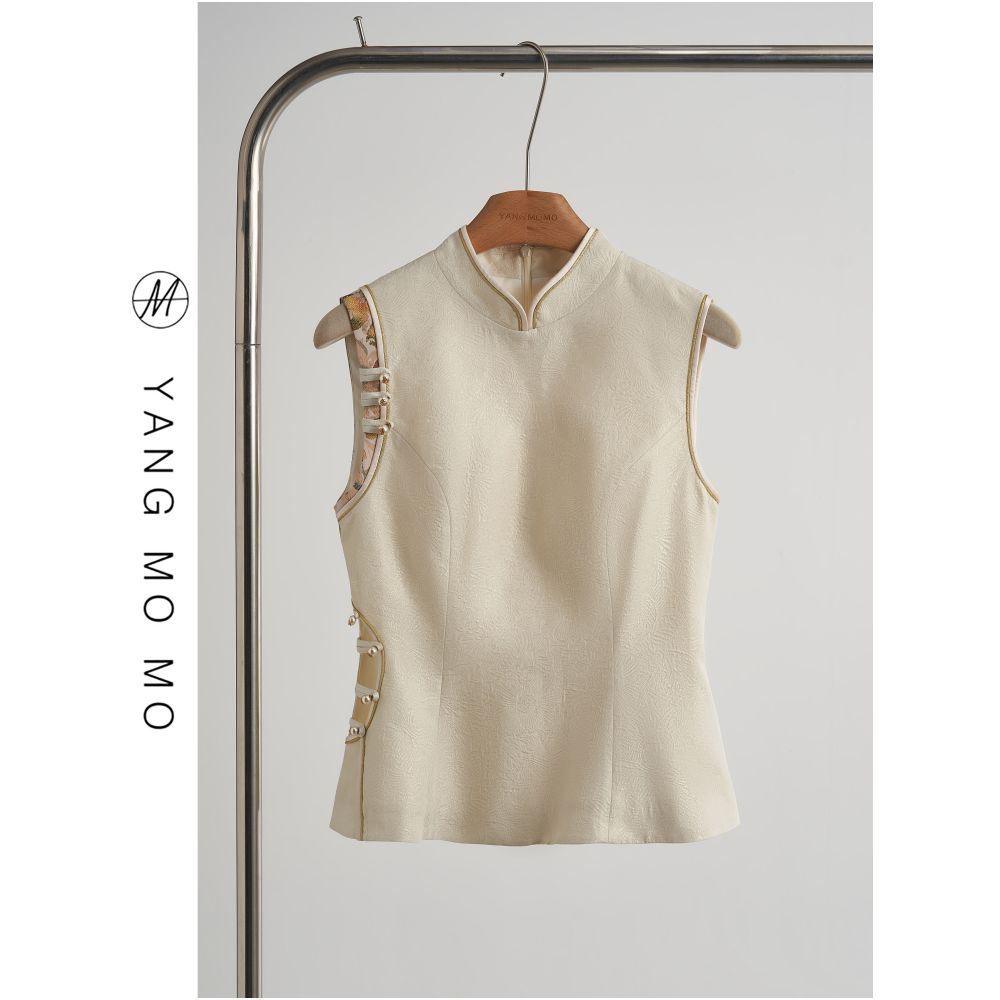 New Chinese style minimalist design slim fit waist hollowed out top and skirt set for women 2026 summer new style image 0