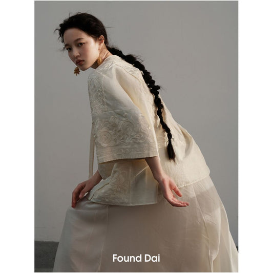 Miao Embroidery Style 10 Embroidery Pieces 700 000 Stitches New Chinese Style Outerwear image 0