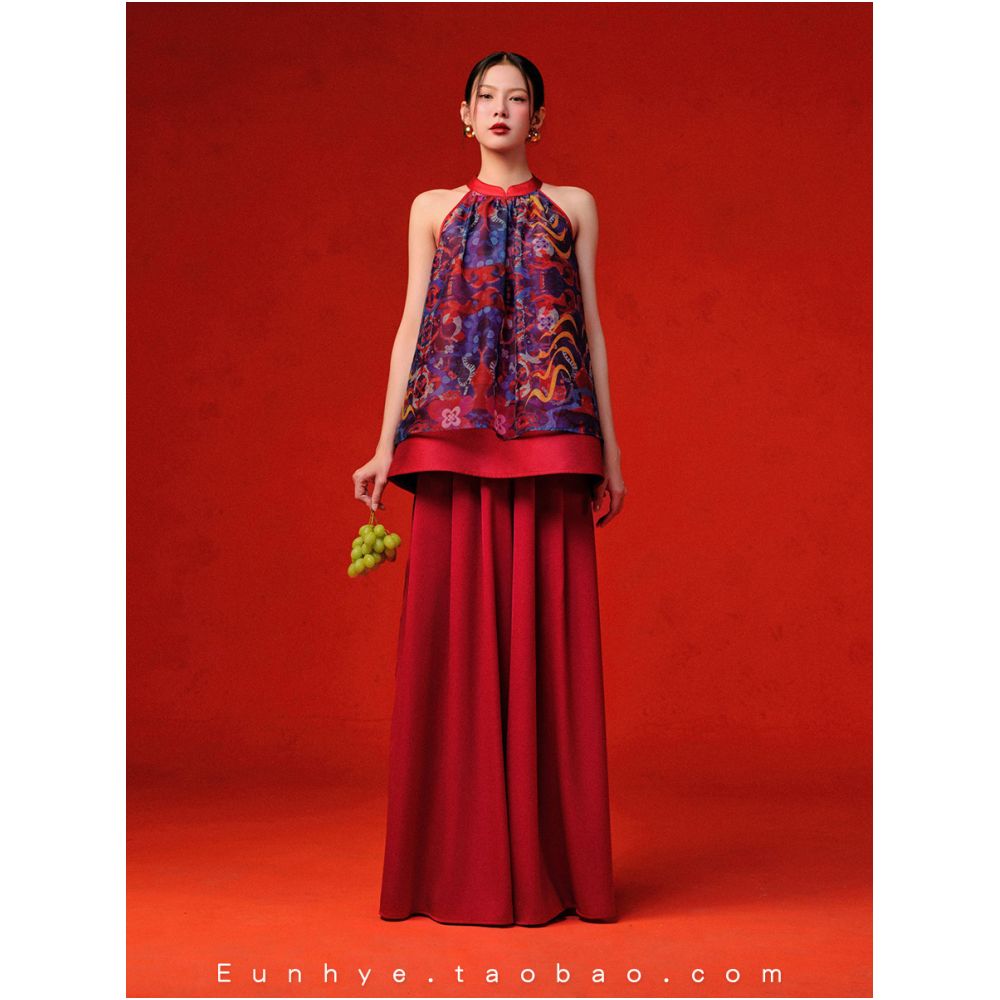 Vietnamese niche brand DING DANG s 2025 Spring Collection Versatile and Elegant Loose fitting Sleeveless Suit image 0