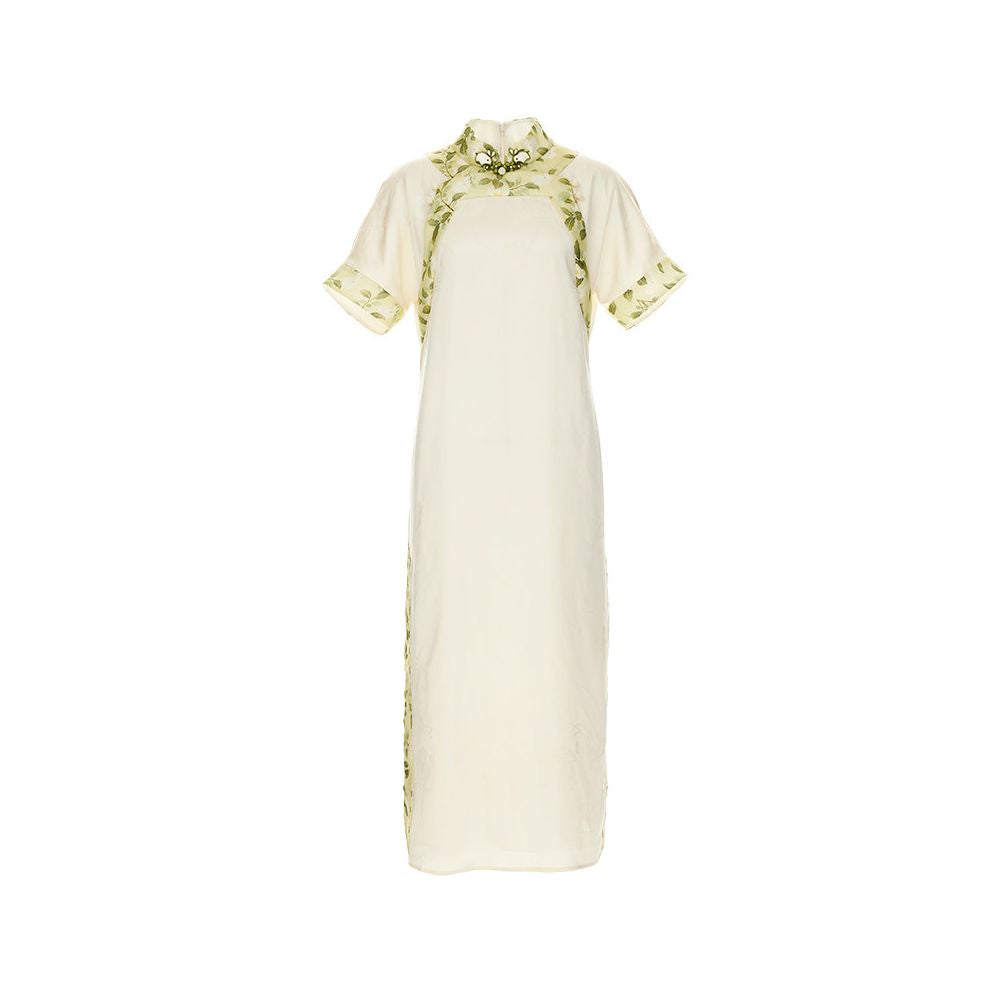 ASAYA6689 – Jade Lily Qipao Dress 🌿🤍