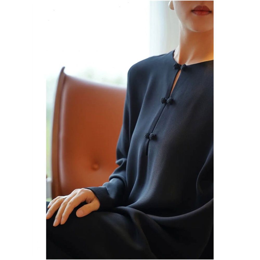 ASAYA6704 – Noir Serenity dress🖤