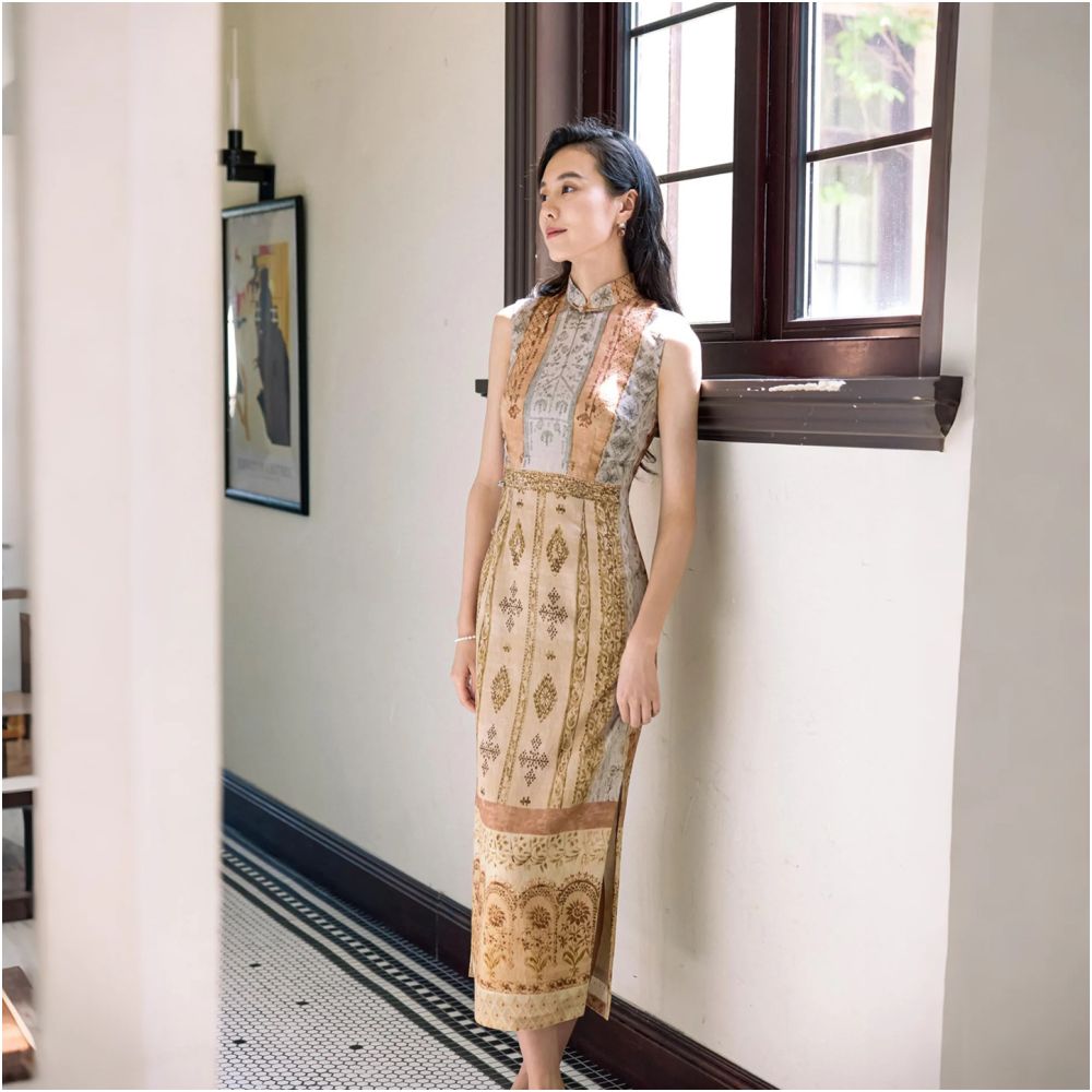 ASAYA6717 – Heritage Muse Cheongsam Dress 🏮🤎