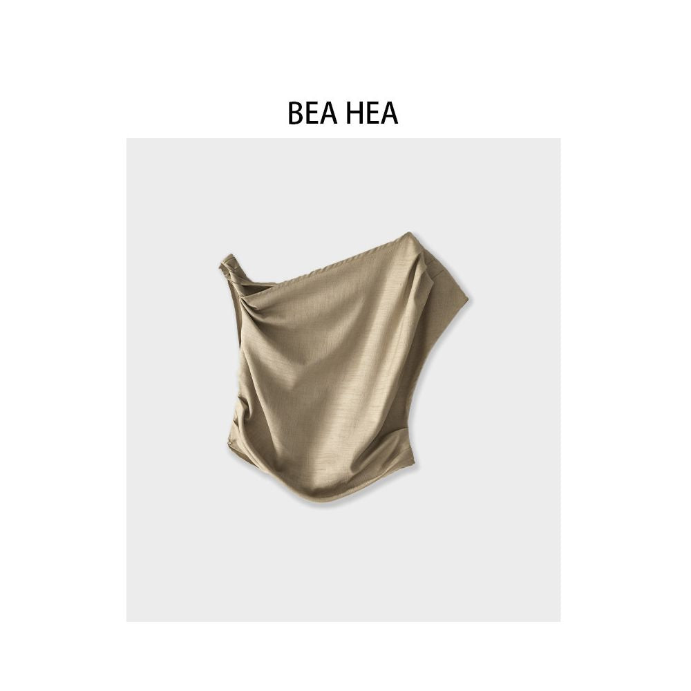 ASAYA6787 – Celeste Drape One-Shoulder Top ✨🖤