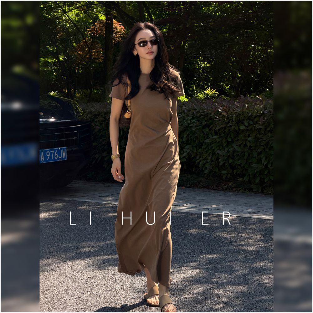 ASAYA6815 – Sculpt Soft Maxi Dress 🤎🖤
