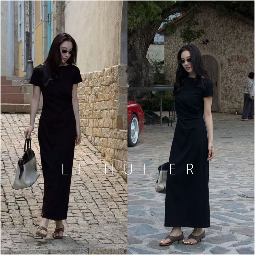 ASAYA6815 – Sculpt Soft Maxi Dress 🤎🖤