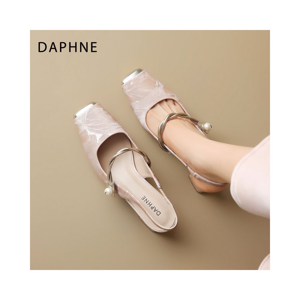 ASAYA6836 – Pearl Muse Slingback Heels ✨🤍