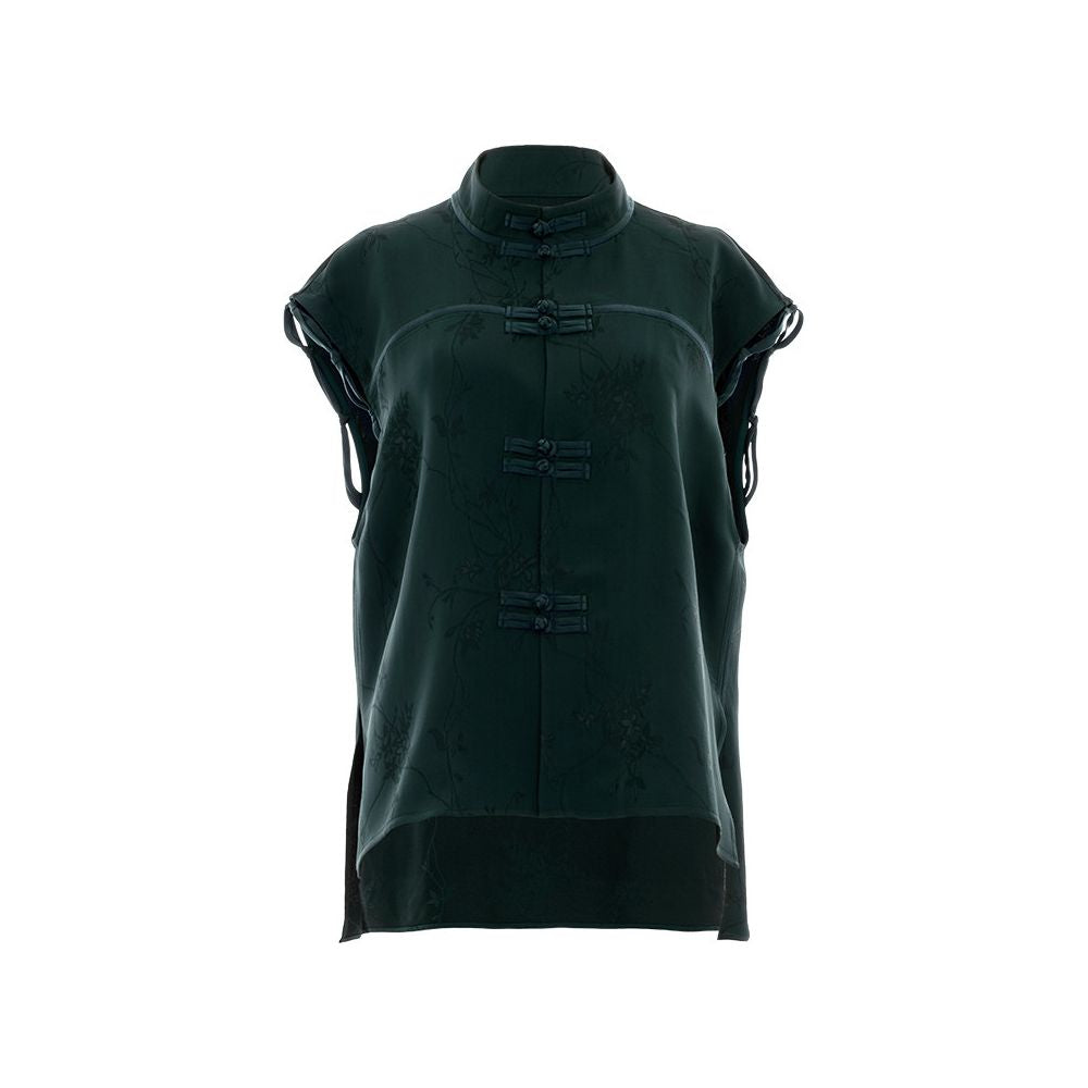 ASAYA6881 – Jade Noir Mandarin Vest 💚✨