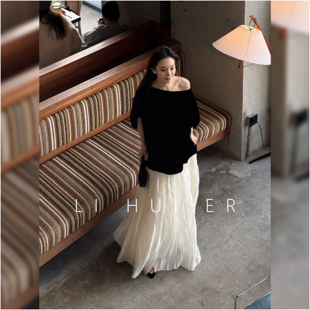 LiHuiEr Hanging Wind White Exquisite Yarn Half body Short Skirt Xia Peng Peng Fairy Hundred Fold Long Skirt Child image 0