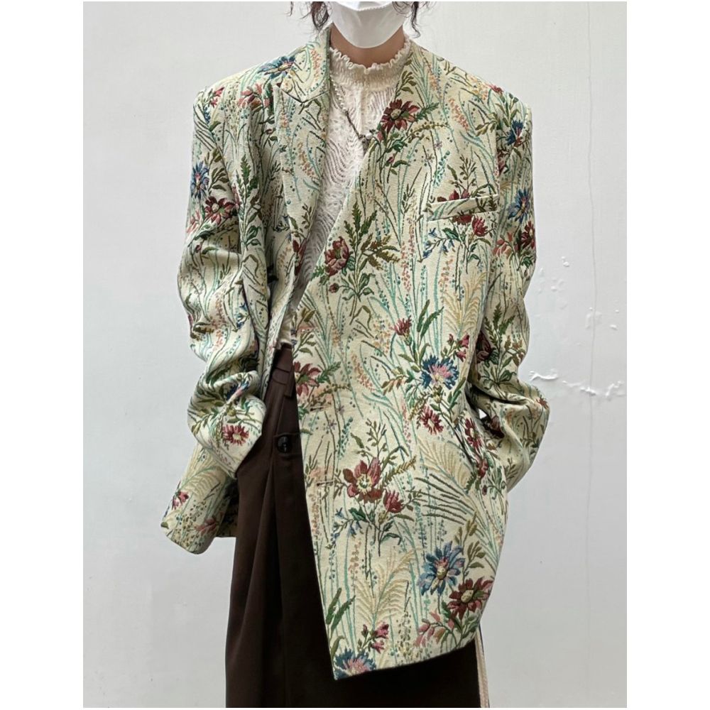 ASAYA6955 – Botanical Tapestry Blazer 🌿🌸