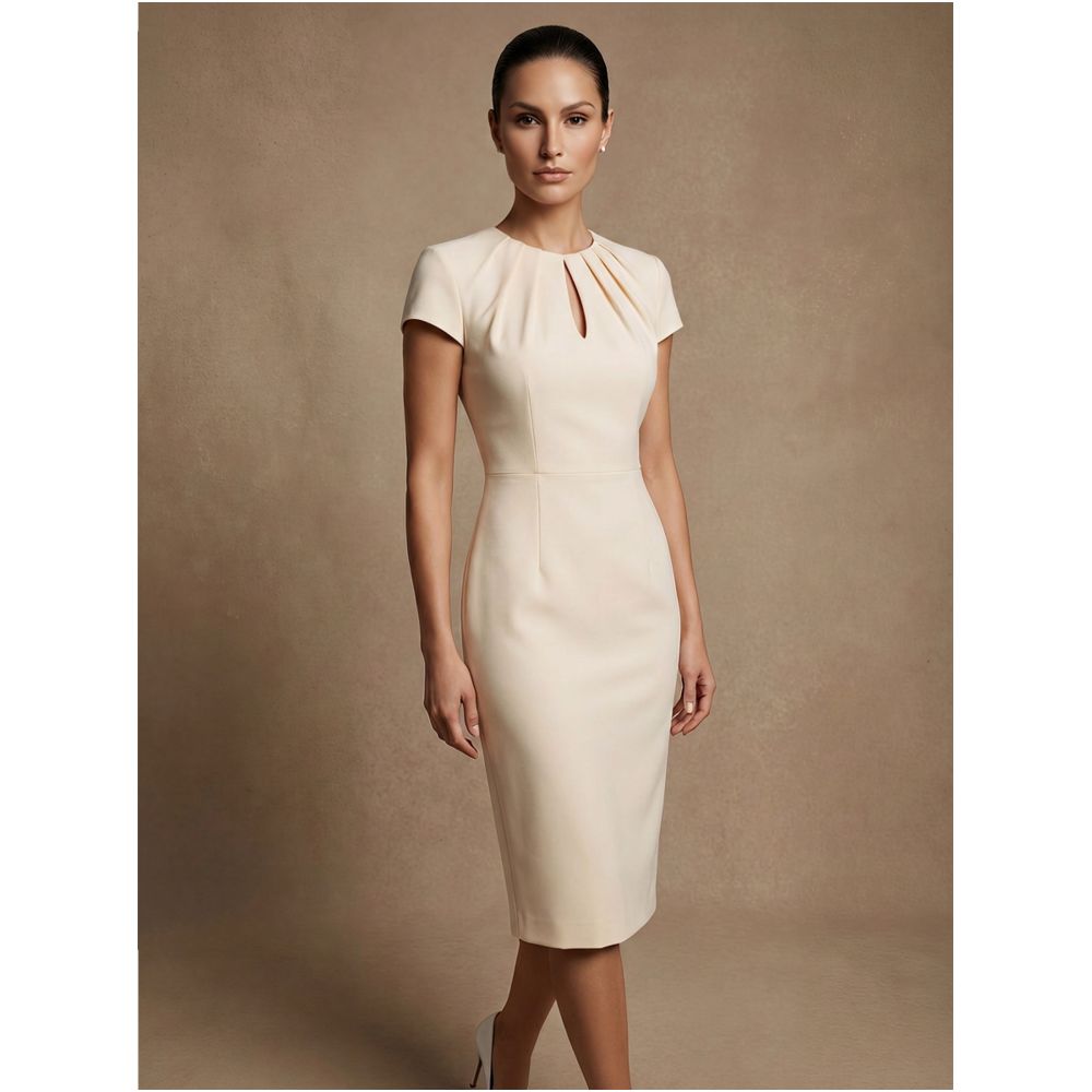 A stylish pencil skirt with pleats a fitted waist to flatter the figure and pockets suitable for both work and business occasions image 3