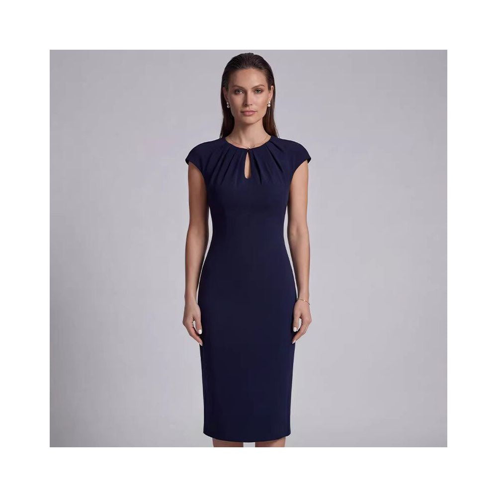 ASAYA6992 – Grace Keyhole Sheath Dress ✨🤍