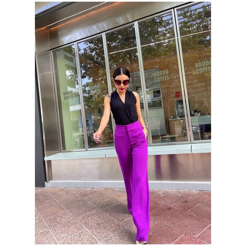 ASAYA6993 – PowerFlow Wide-Leg Trousers ✨🤍