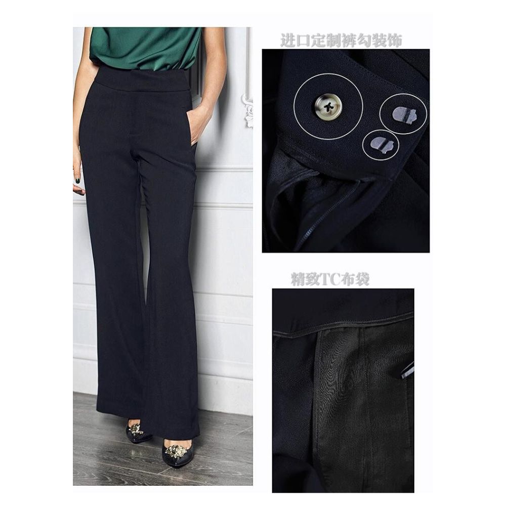 ASAYA6993 – PowerFlow Wide-Leg Trousers ✨🤍