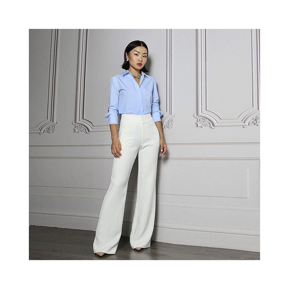 ASAYA6993 – PowerFlow Wide-Leg Trousers ✨🤍