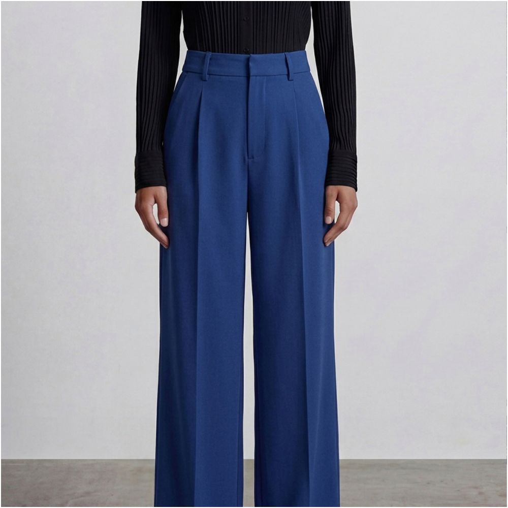 ASAYA6998 – Riviera Tailored Wide-Leg Pants 🤍💙✨